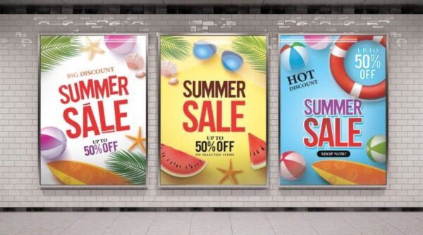 High-quality custom large format posters for events, advertising, and décor