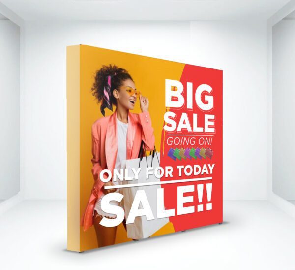 10 Feet Pop up Fabric Display (Straight)
