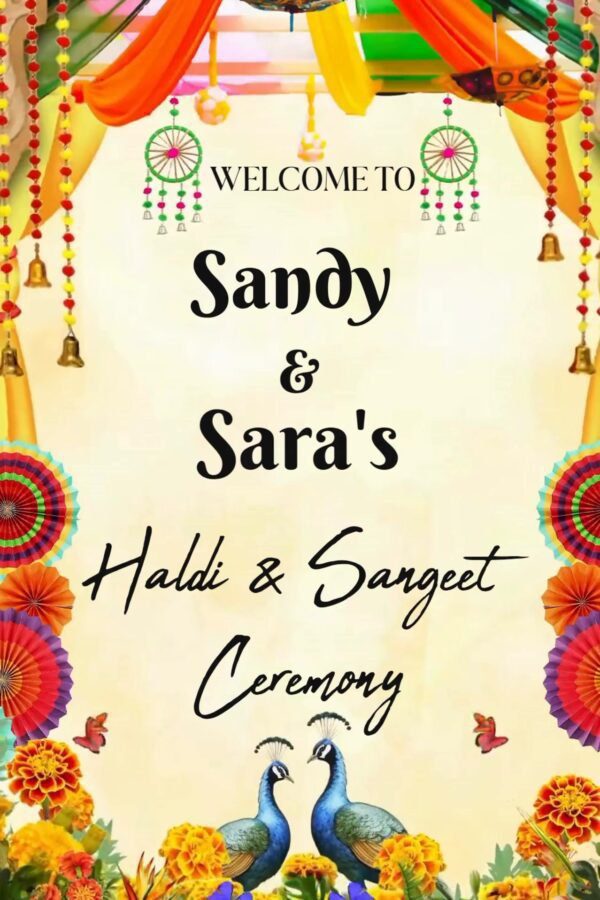 wedding sign